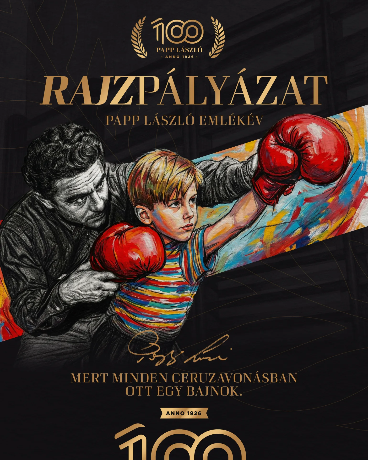 Papp100 rajzpalyazat plakat scaled